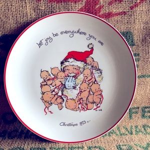 Kewpie Christmas Plate 1973